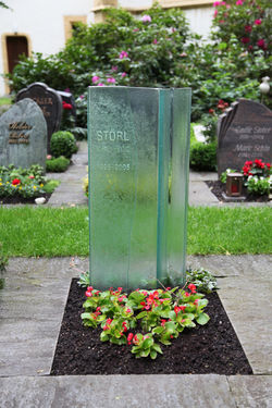 Design Grabstein aus Glas