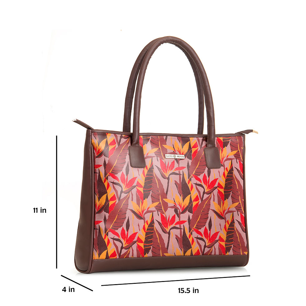 Thumbnail: Women's Tote Bag with Padded  Laptop Compartment