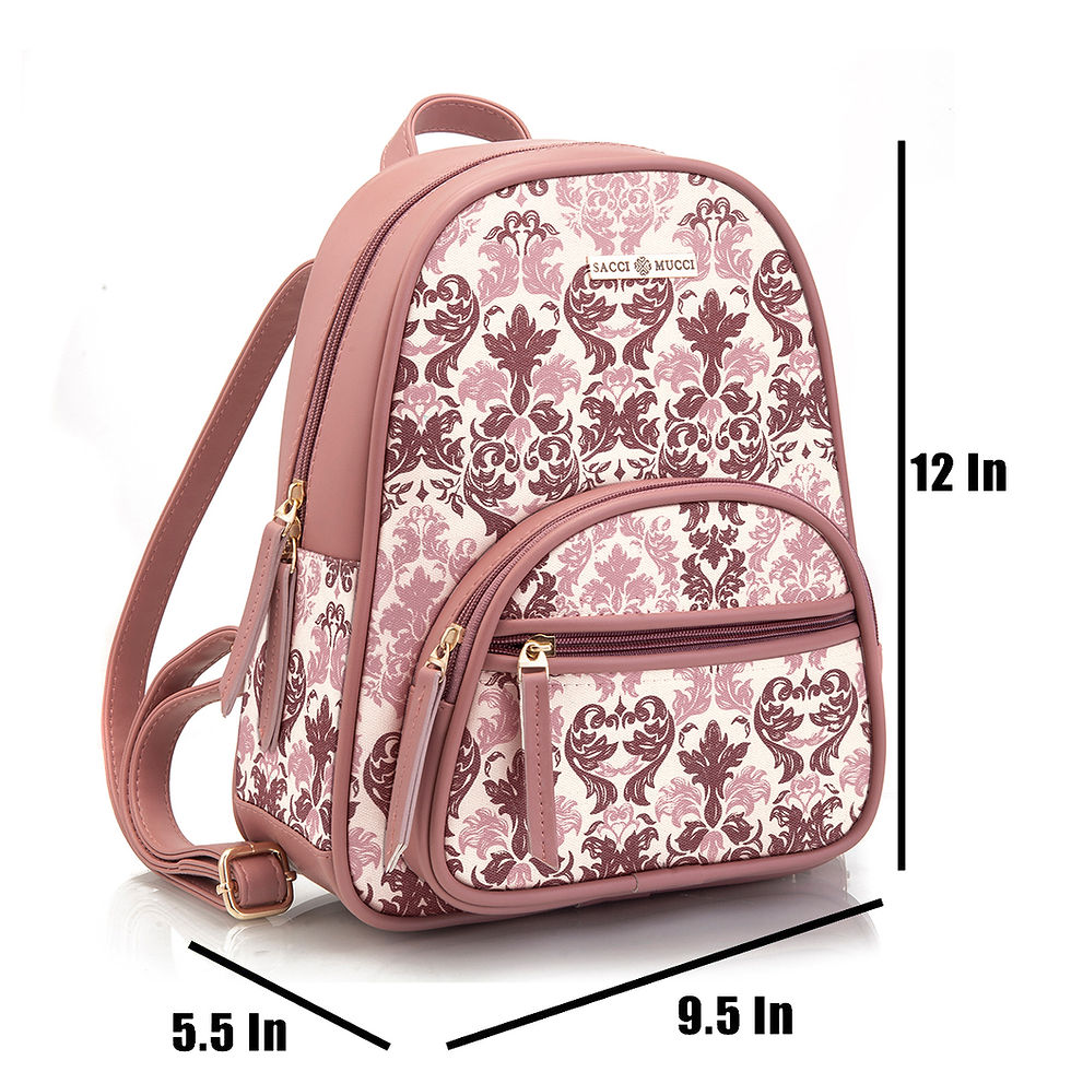 Thumbnail: Sacci Mucci Backpacks for girls latest - Damask