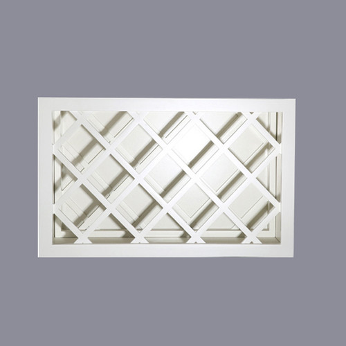 White Shaker Wall Wine Rack Charlton