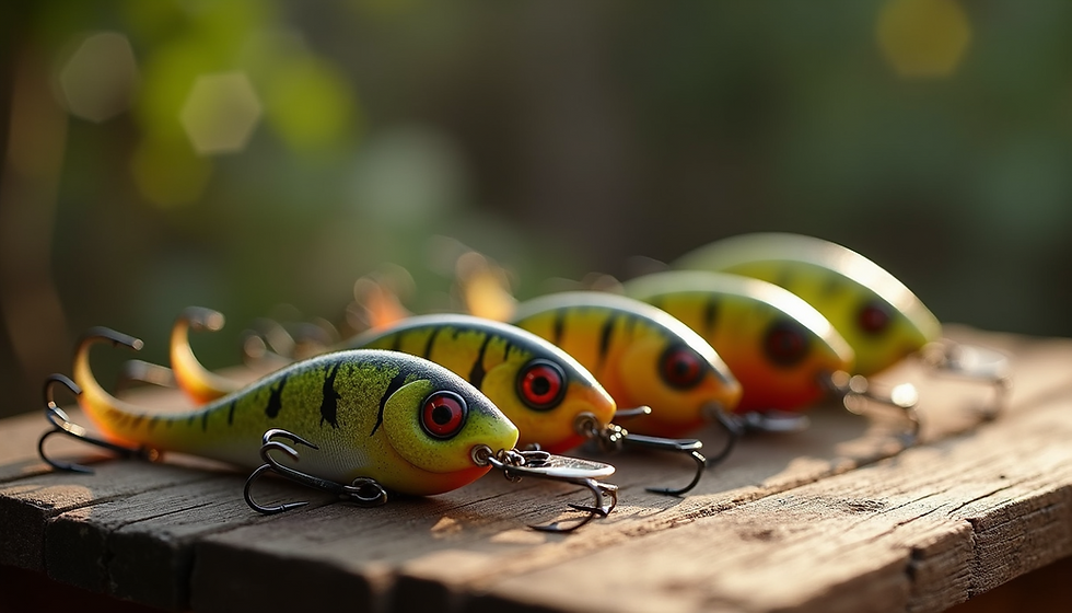 Les meilleurs leurres pour la pêche en eau douce