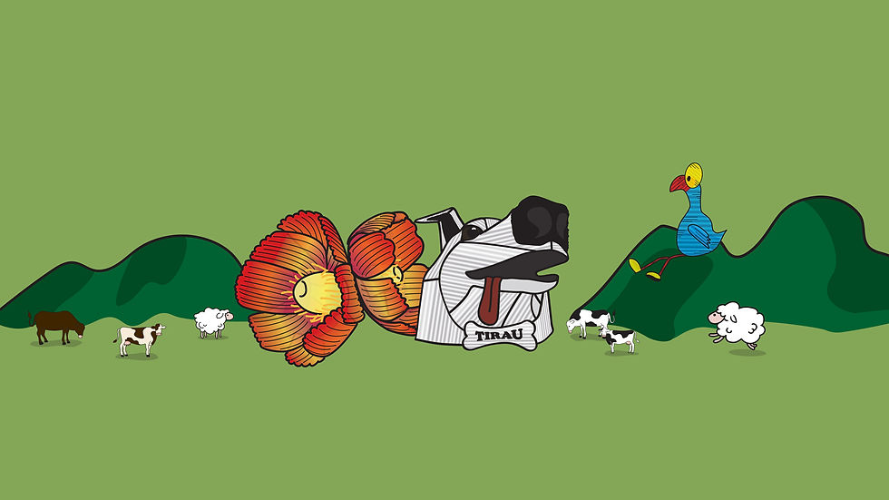 Map Illustration - Mural