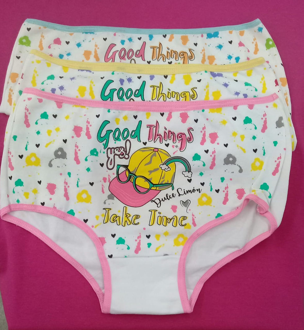Bombacha nena juvenil estampa Dulce Limon  (Art 918/5)