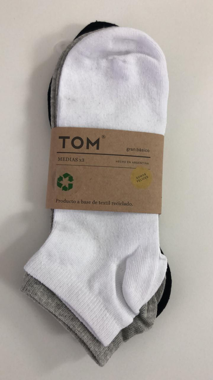 Soquete ecológico pack por 3 Tom (Art 6608)
