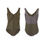 Miniatura: RTW Leticia moss green +taupe grey lace, size S