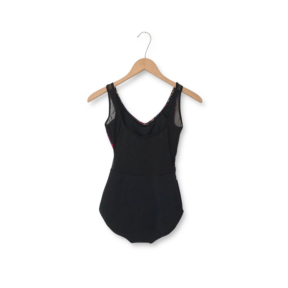 Thumbnail: RTW Agnes dainty floral + black, size S