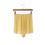 Miniature : RTW faux wrap stretch mesh skirt Fishtail style, pineapple yellow