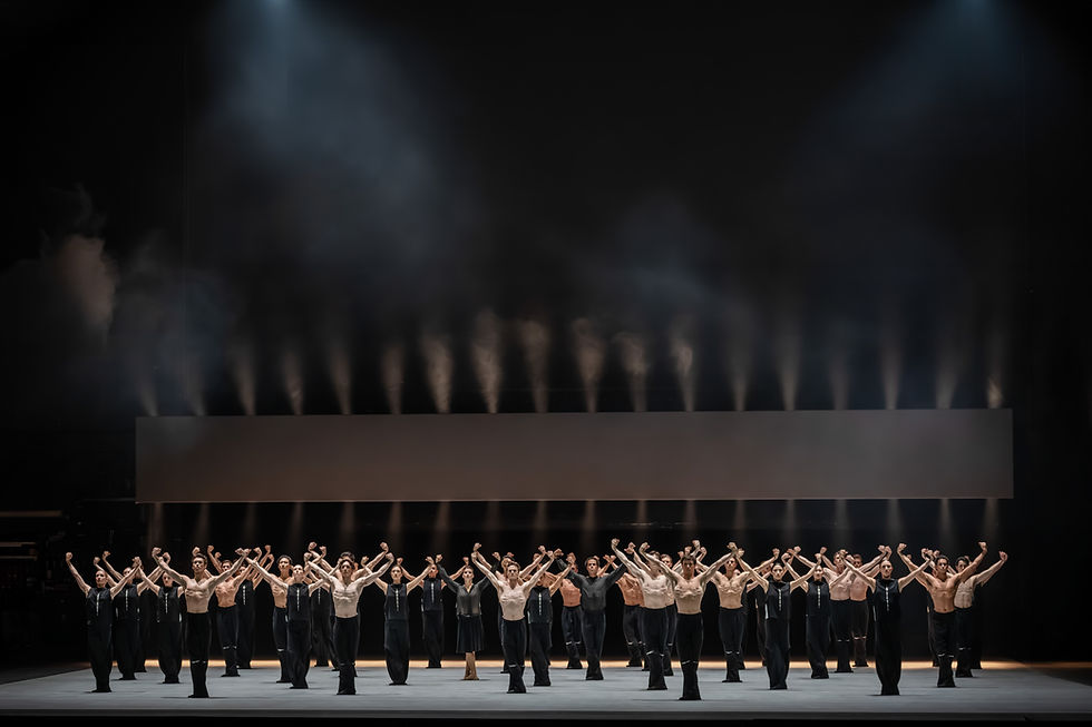 Artists of The Royal Ballet in Paul Lightfoot and Sol Leon's Salle de Danse, The Royal Ballet ©2026 Johan Persson - Source: The Royal Ballet news release