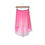 Miniatura: Dramatic high-low two panel stretch mesh skirt