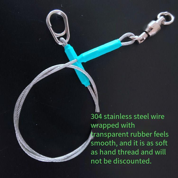 Miniature : DL fishing gear, steel wire anti-biting line, sub-boat fishing front wire eight-
