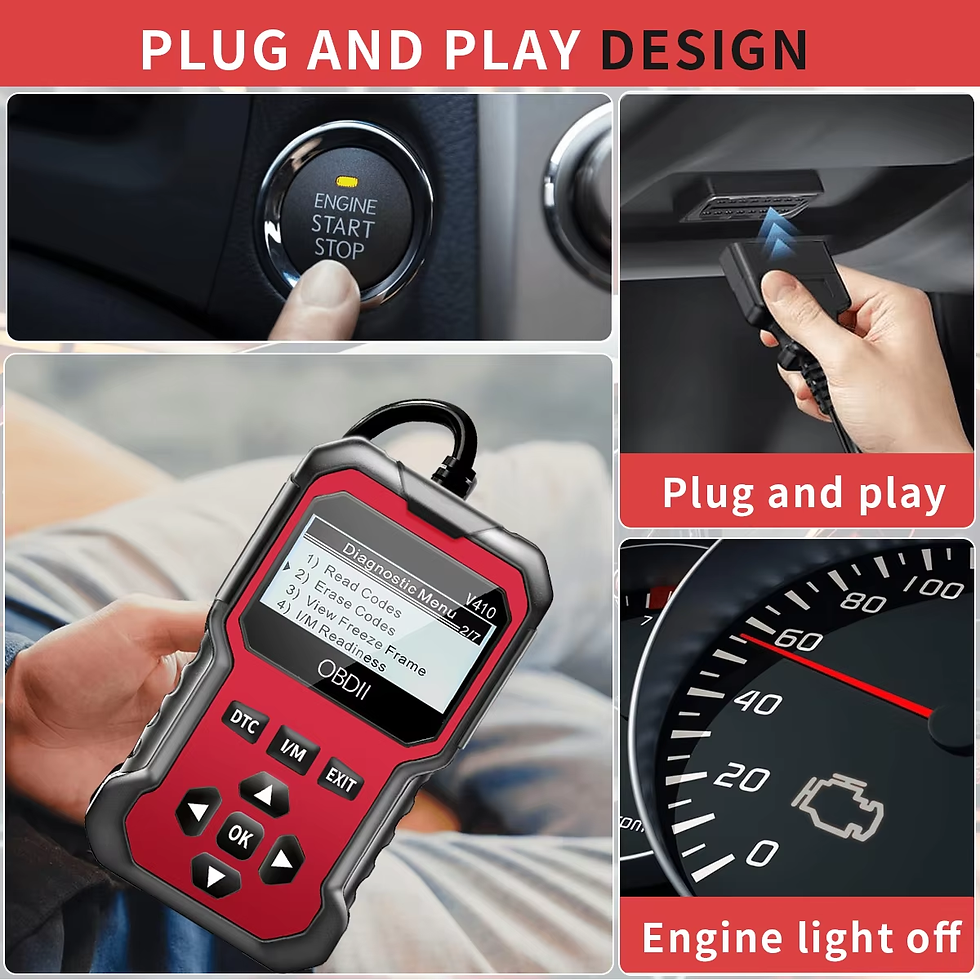 Miniature : Obd2 automotive scanner diagnostic tool, engine fault recognizer. Diagnose all o