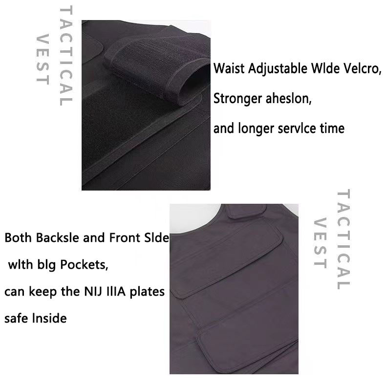 Miniature : Bulletproof Steel Plate Ballistic Body Armour Stab-Proof Composite Board Anti St
