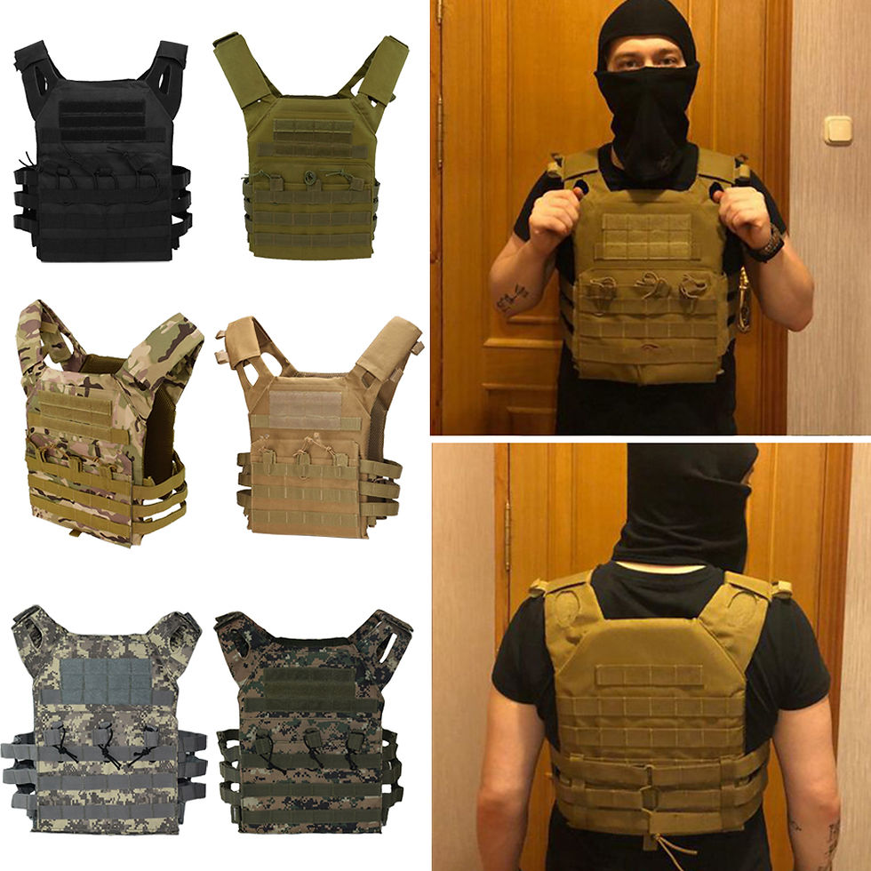 Miniature : Tactical Vest Waterproof Outdoor Body Armor Lightweight JPC Molle Plate Carrier 