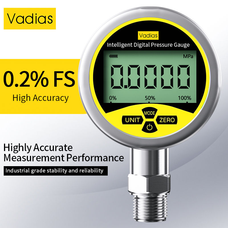 Miniature : Digital Pressure Manometer -0.1-60Mpa Digital Pressure Gauge 80mm Pressure Manom