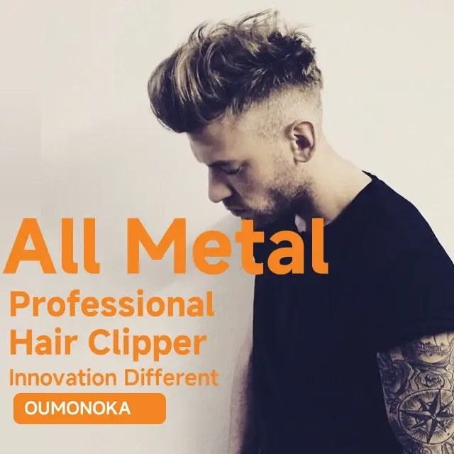 Miniature : Heavy Metal Hair Cutting Machine Clipper for Men Barber Shop Trimmer for Men Mow