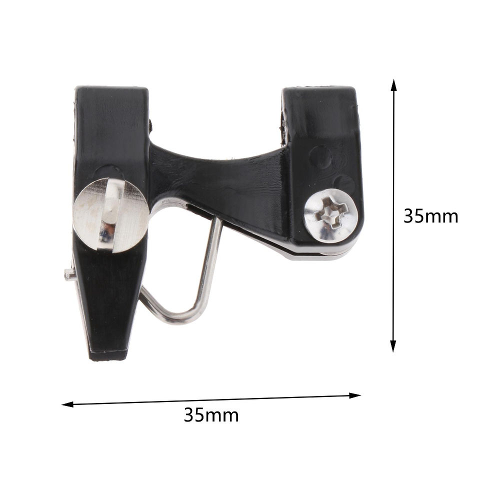 Miniature : Adjustable Downrigger/Kite Release Clip Outrigger Release Clips Black Fishing Tr