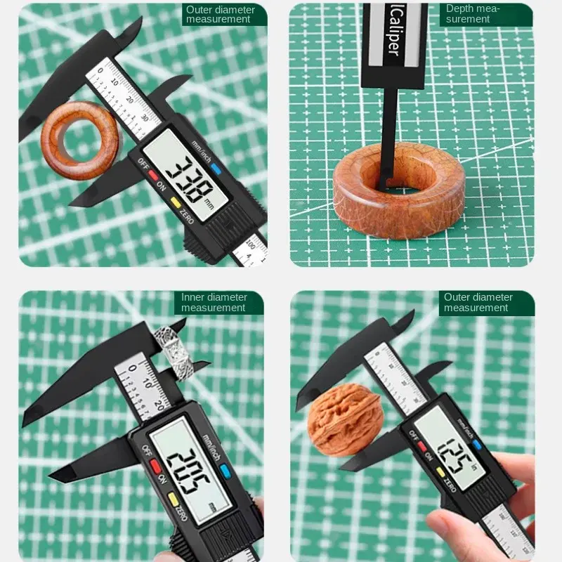 Miniature : Vernier Caliper Plastic Foot Meter Electronic Ruler Vernier Caliper Measurement 