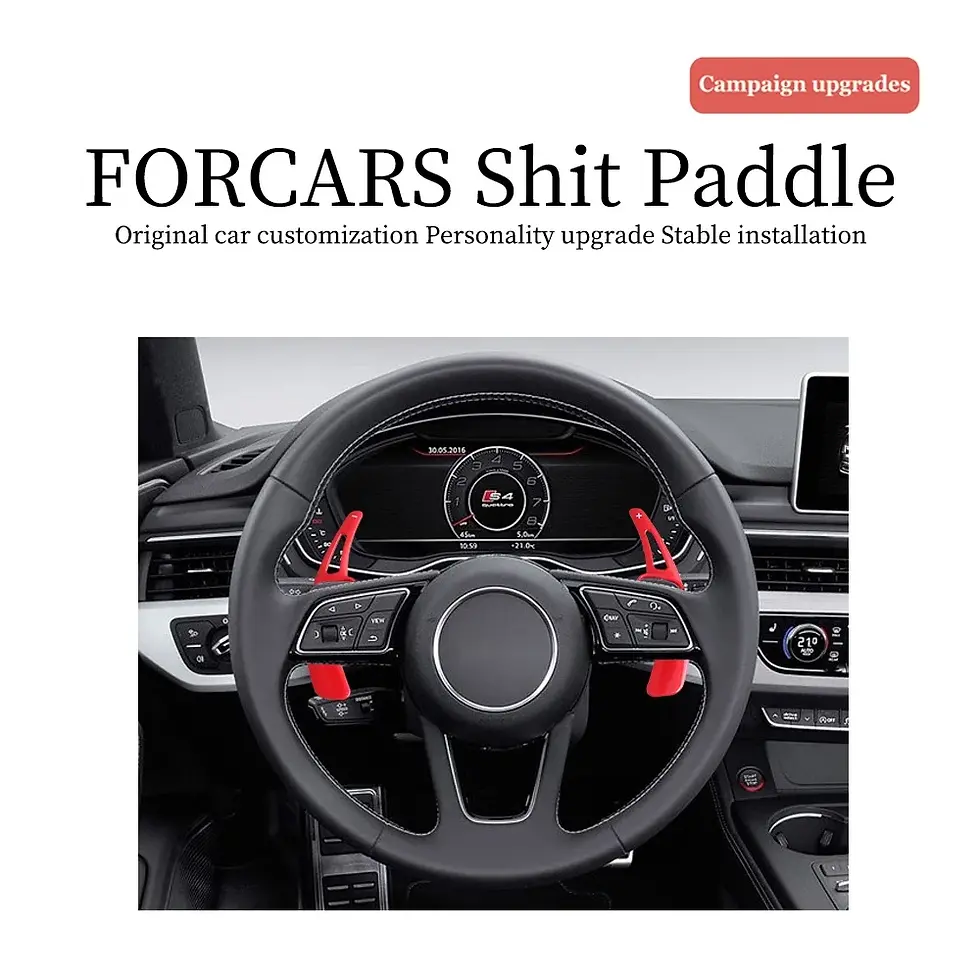 Miniature : For Audi A3 A4L A5 A8 S3 S5 SQ5 Q7 R8 TT TTS Auto Steering Wheel Rear Shift Padd