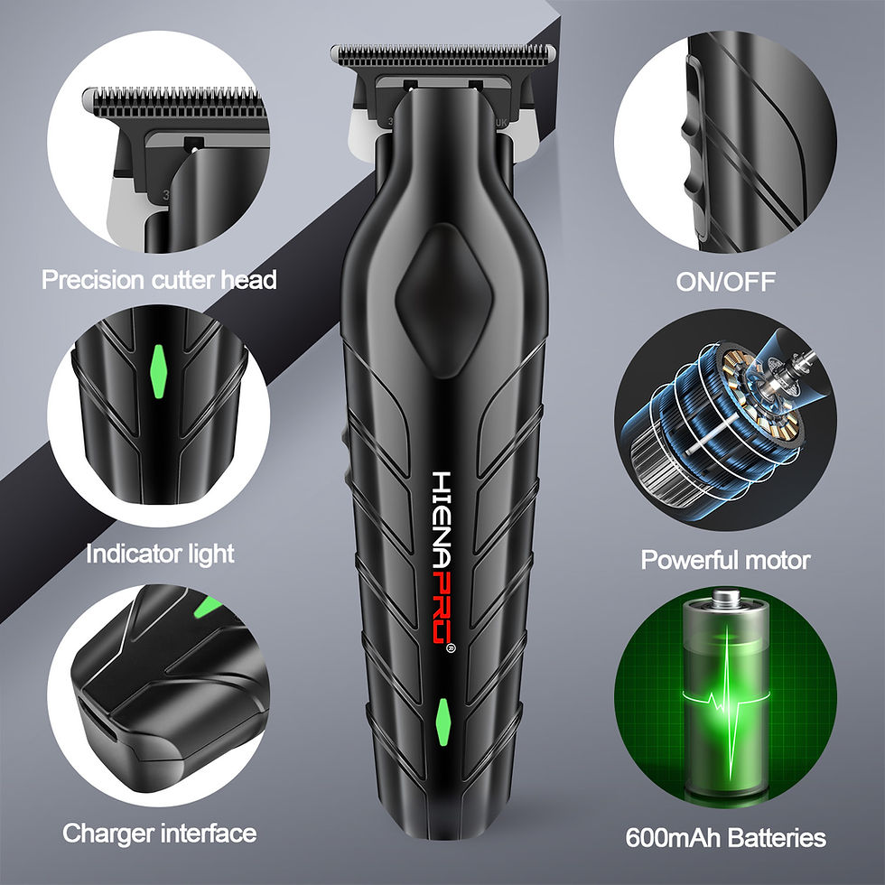Miniature : hiena Hair Trimmer Professional Electric Hair Clipper Barber Hair Cutting Machin