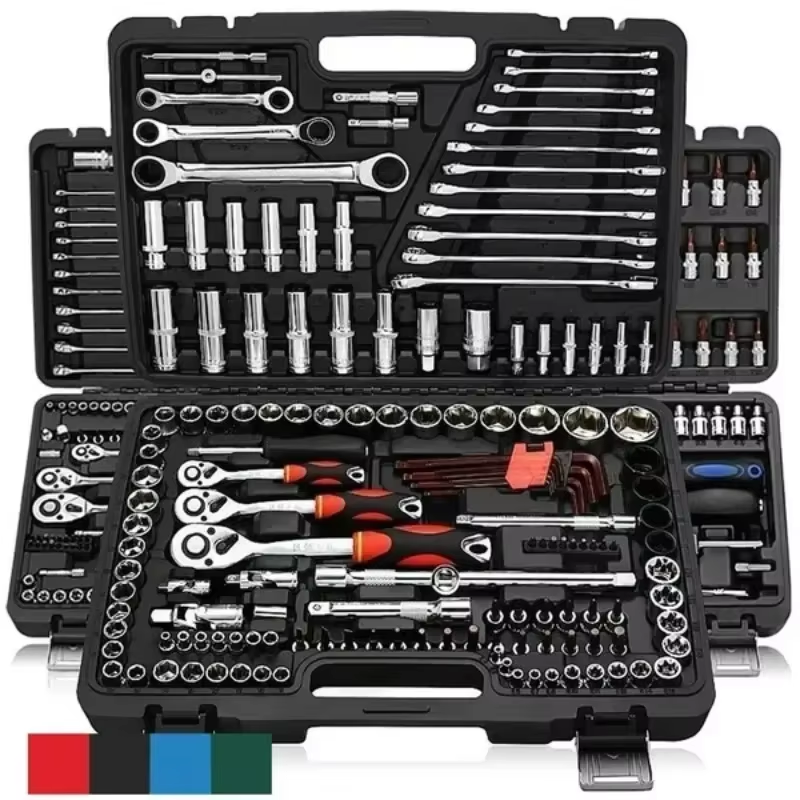 53pc/46pc Car Repair Tool Kit 1/4-Inch Socket Set Car Repair Tool Ratchet Torque