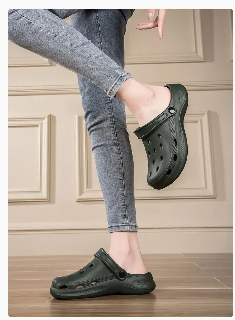Miniature : Summer Men Clogs Sandals Men's and Women's Leisure Slippers Beach Slides Home Ga