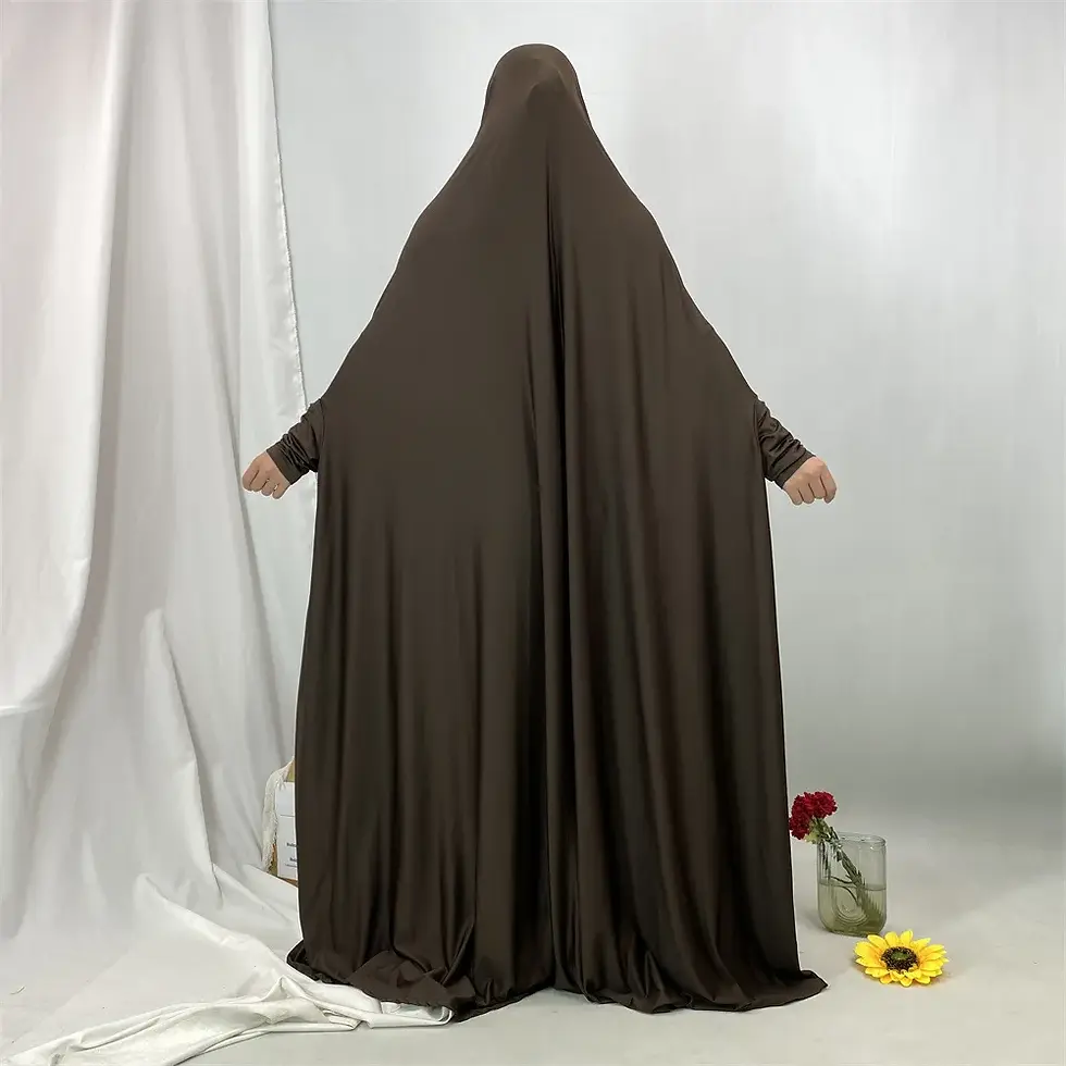 Miniature : Islam Djellaba Women Hooded Dress Eid Ramadan Muslim Prayer Garment Clothes Arab