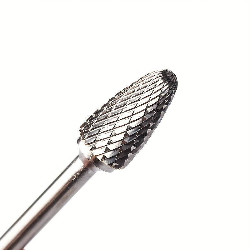 Miniature : F-Type Tree Head Tungsten Carbide Rotary File Drill Face Milling Carving Bit Too