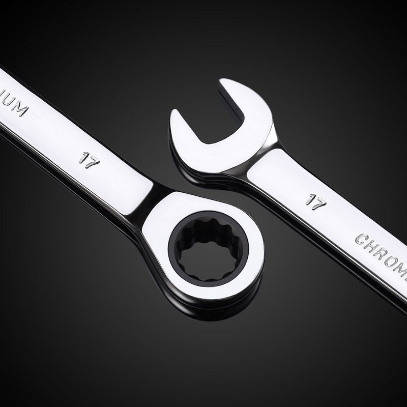 Miniature : Key Ratchet Wrench Set 72 Tooth Gear Ring Torque Socket Wrench Set Metric Combin