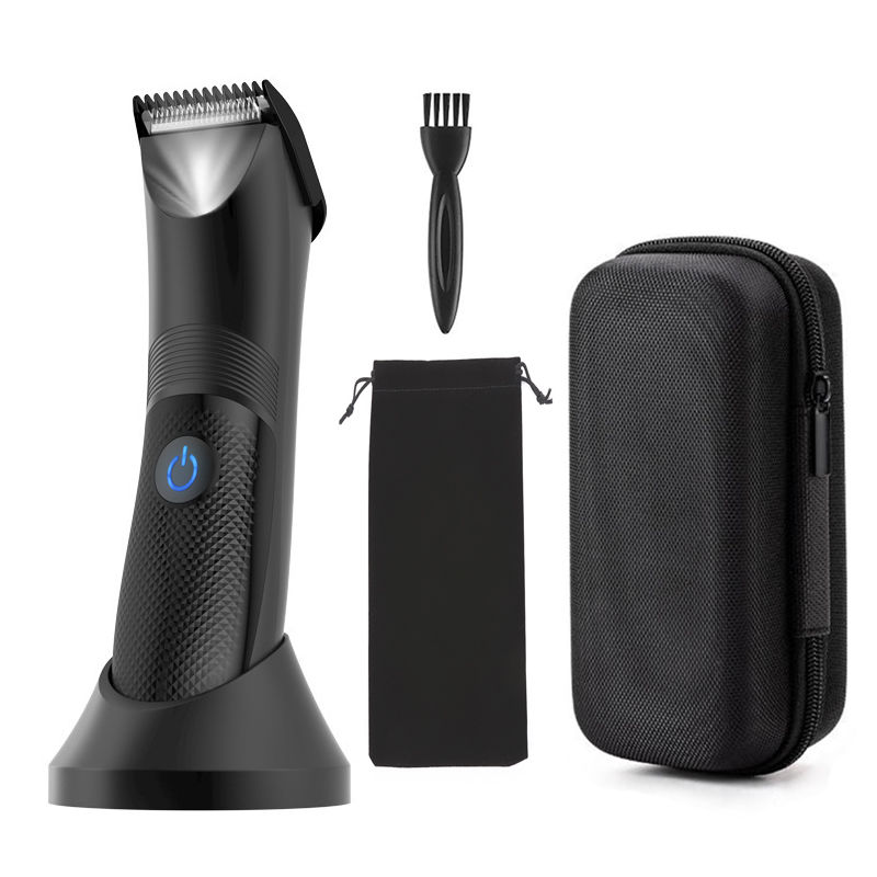 Miniature : Groin Area Hair Trimmer Lawn Mower Ceramic Blade Waterproof Wet Dry Hair Clipper