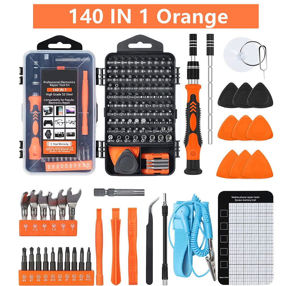 Miniature : Precision Screwdriver Set,140 in 1 Repair Tool Kit with 118 Bits Magnetic Screwd