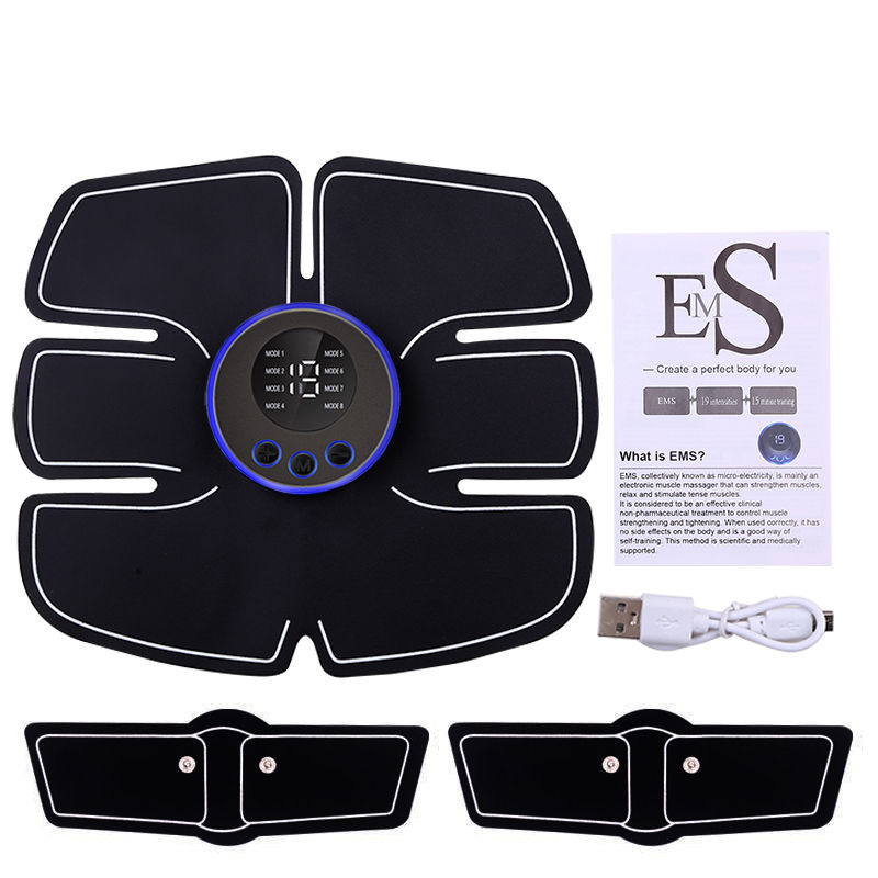 Miniature : Fitness Abdominal Massage Stimulator Abdominal Muscle Trainer Vibration Body Sli