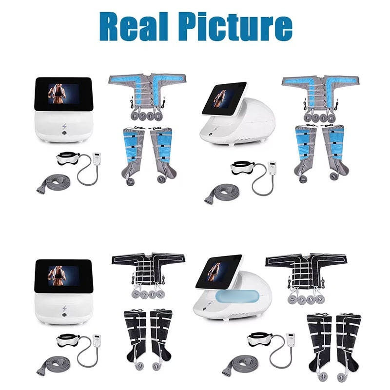 Miniature : 3 in 1 Inf 24 Chamber Air Pressure Massage Machine Professional Lymphatic Draina