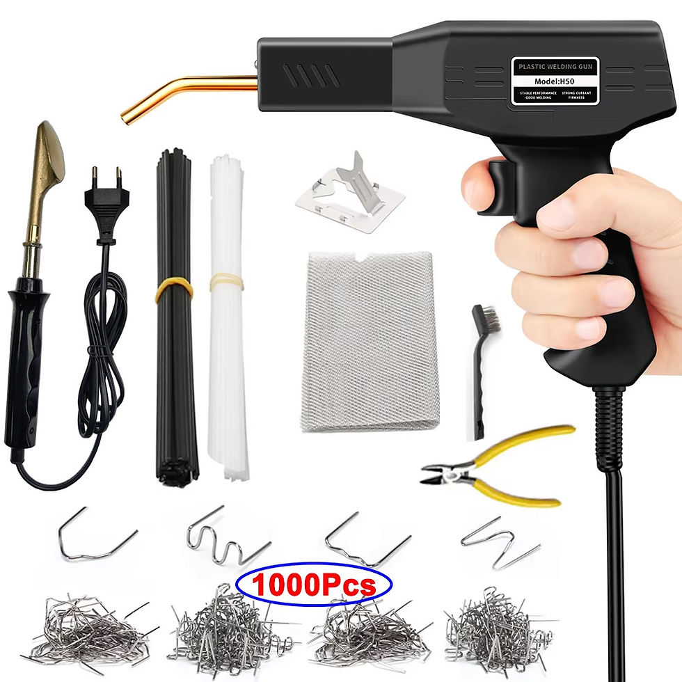 Miniature : 50W Hot Stapler Plastic Welding Machine Plastic Bumper Soldering Iron 2 in 1 Gar