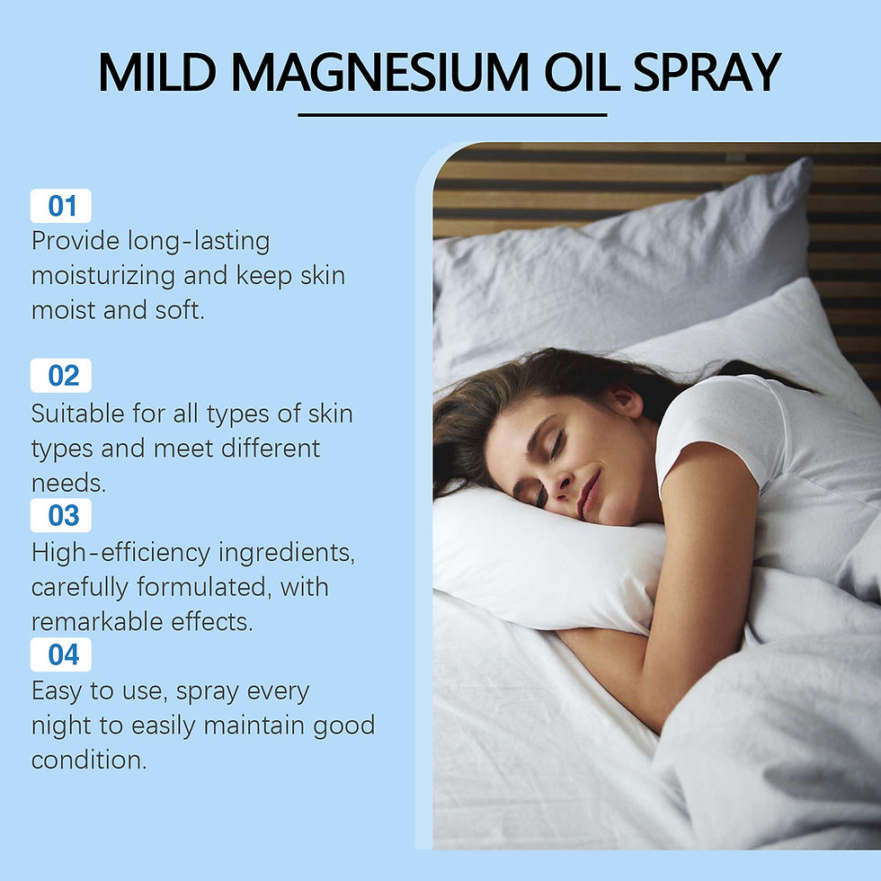 Miniature : Organic Magnesium Oil Spray Promote Calm Better Sleep Relaxation Nourishing Smoo