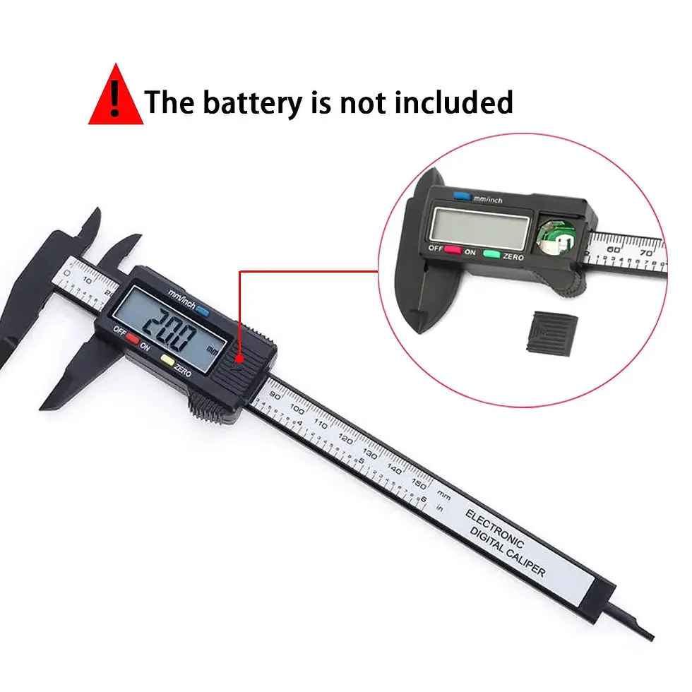 Miniature : Vernier Digital Caliper Tool Calibrator Pied a Coulisse Inspection Tools Job Mea