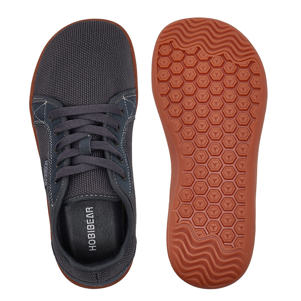 Miniature : HOBIBEAR Unisex Wide Toe Barefoot Shoes for Men Women Outdoor Trail Running Mini