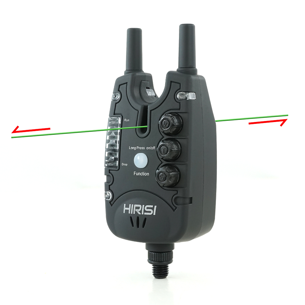 Thumbnail: Hirisi Carp Fishing Bite Alarm with Adjustable Volume, Tone, Sensitivity & LED I