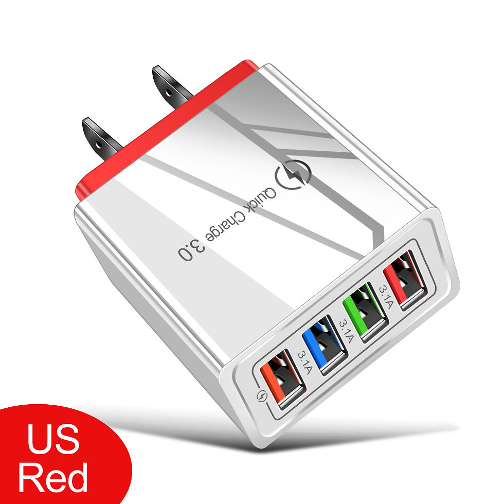 Miniature : EU/US Plug USB Charger Quick Charge 3.0 For Phone Adapter for iPhone 15 Pro Max 