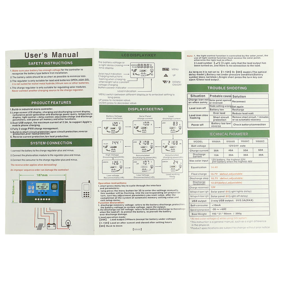 Miniature : Regolatore solare 12V/24V 30A 20A 10A regolatore solare caricabatteria PWM Displ