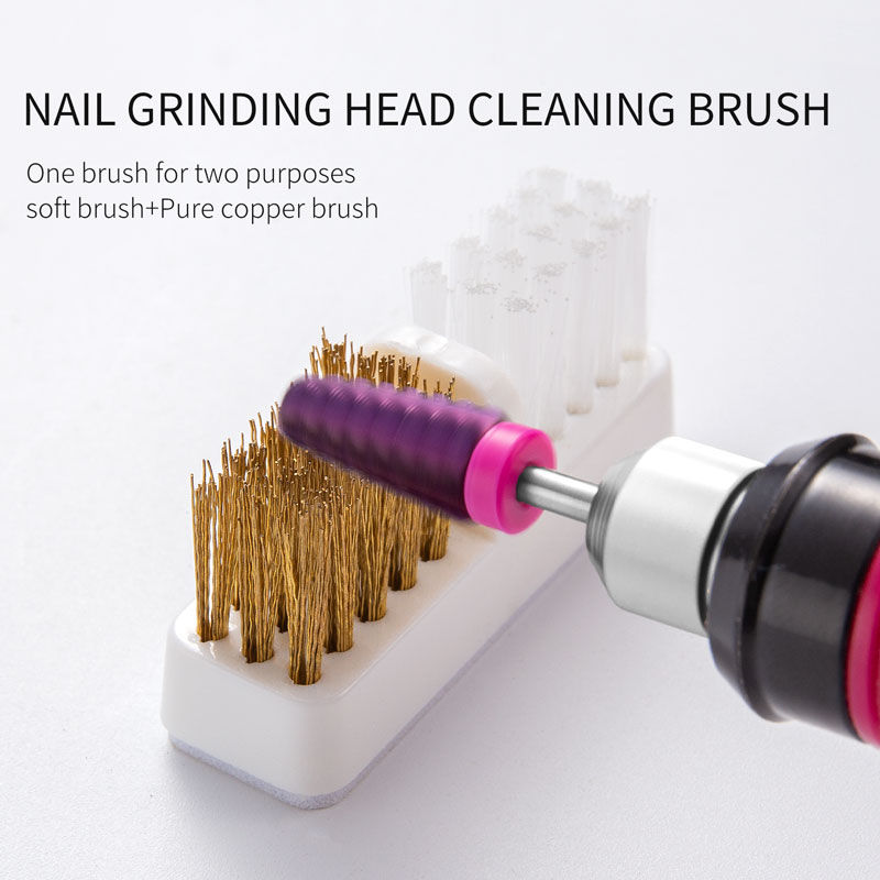Miniature : Electric Manicure Drills Nail Cleaning Polishing Head Brush Polishing Head  Clea