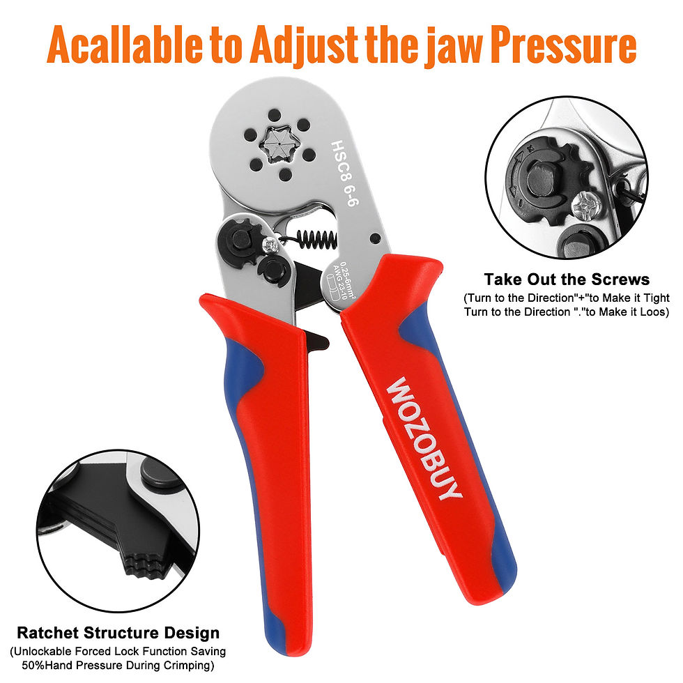 Miniature : Ferrule Crimping Tool HSC8 6-4/6-6 Electrical Crimper Plier For Wire End Crimp T