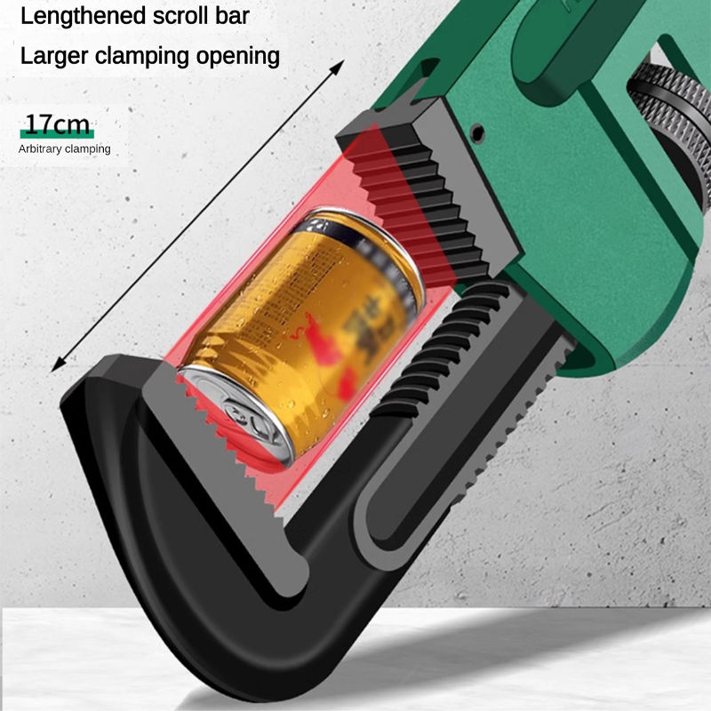 Miniature : Heavy Duty Pipe Pliers Industrial Plumbing Wrenches Torque Wrench Universal Plum