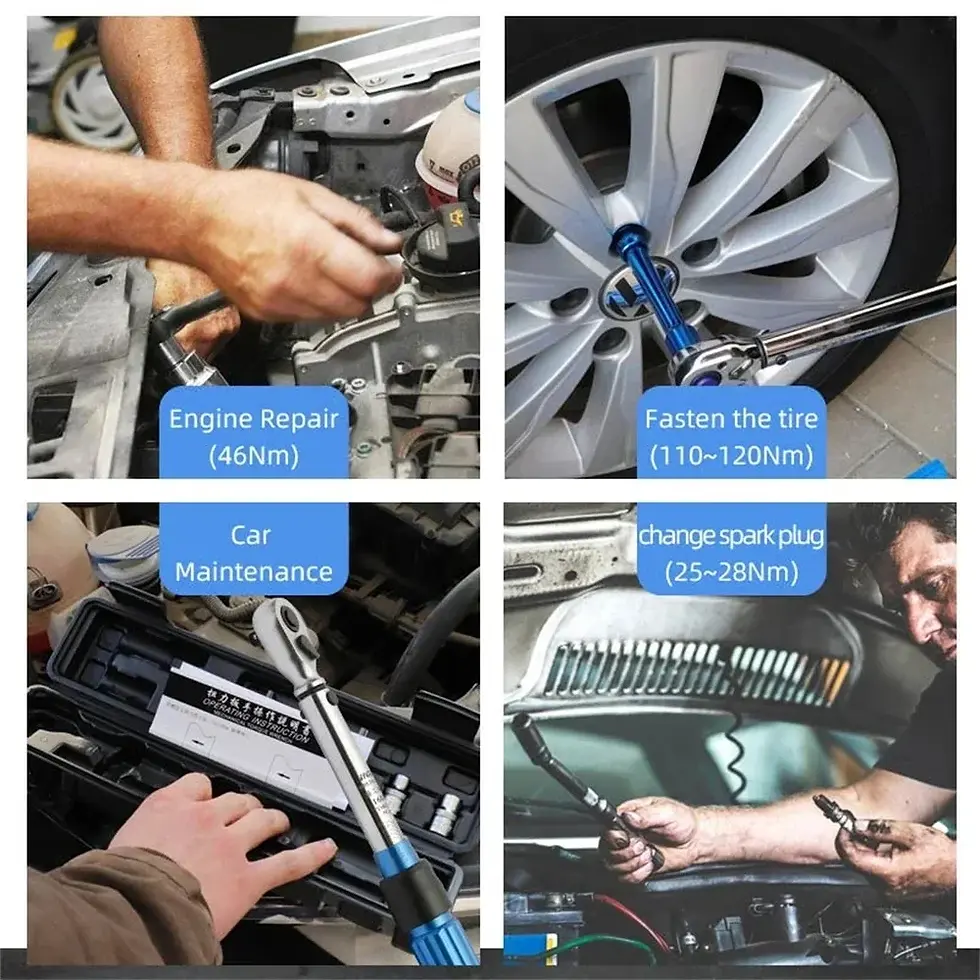 Miniature : 5-60N.m Torque Wrench 3/8 Inch Square Drive Torques Key ±3% High Precision Torq