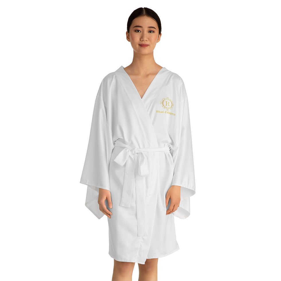 Miniature : Long Sleeve Kimono Robe (AOP)