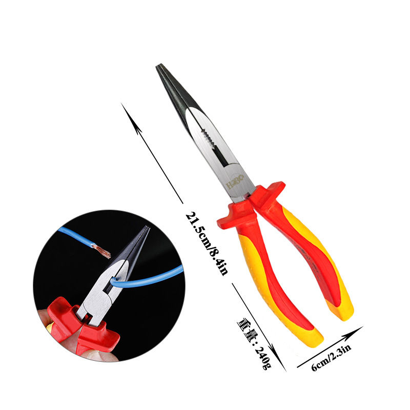 Miniature : 6/7/8 Inch Professional Cutting Pliers Wire Stripping Tool Side Cutter Cable Bur