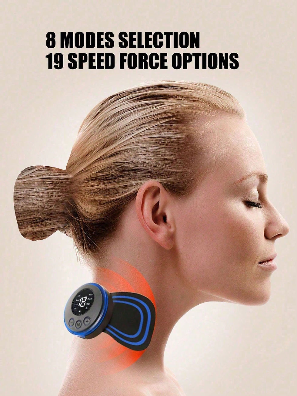 Miniature : Electric Neck Massage Pads To Relieve Shoulder And Neck Pressure, EMS Micro Curr