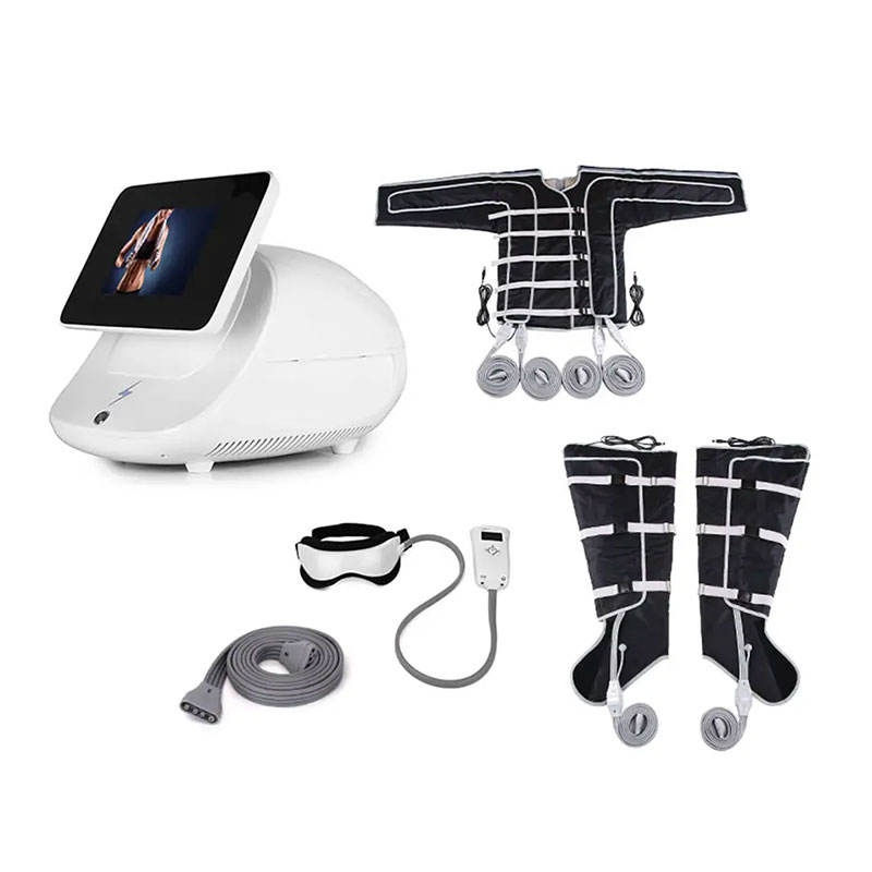 Miniature : 3 in 1 Inf 24 Chamber Air Pressure Massage Machine Professional Lymphatic Draina