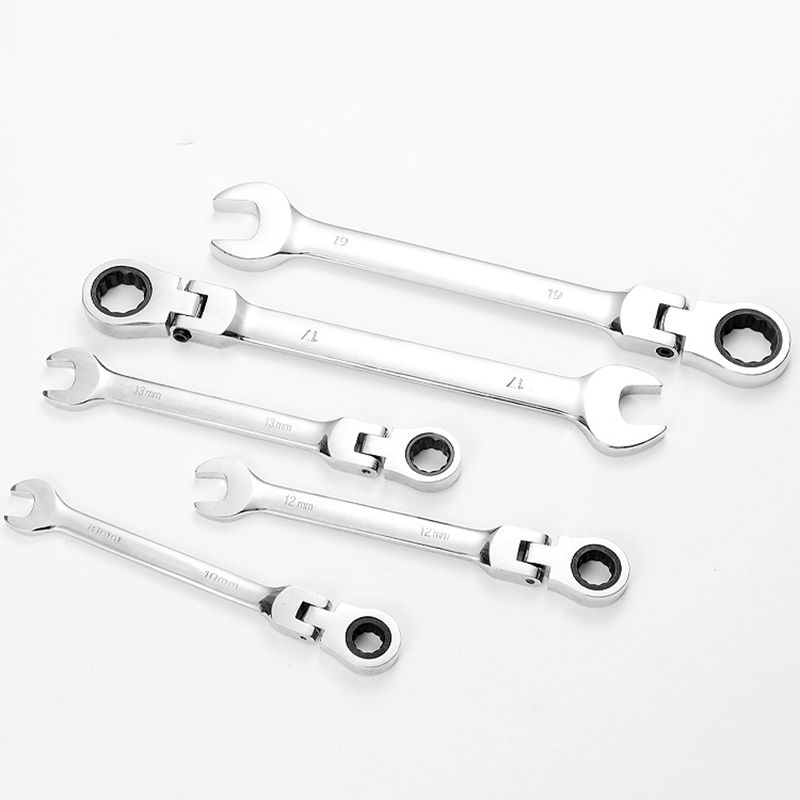 Miniature : Multitool Wrench Ratchet Spanners Hand Tools Wrench Set Universal Car Wrench Car