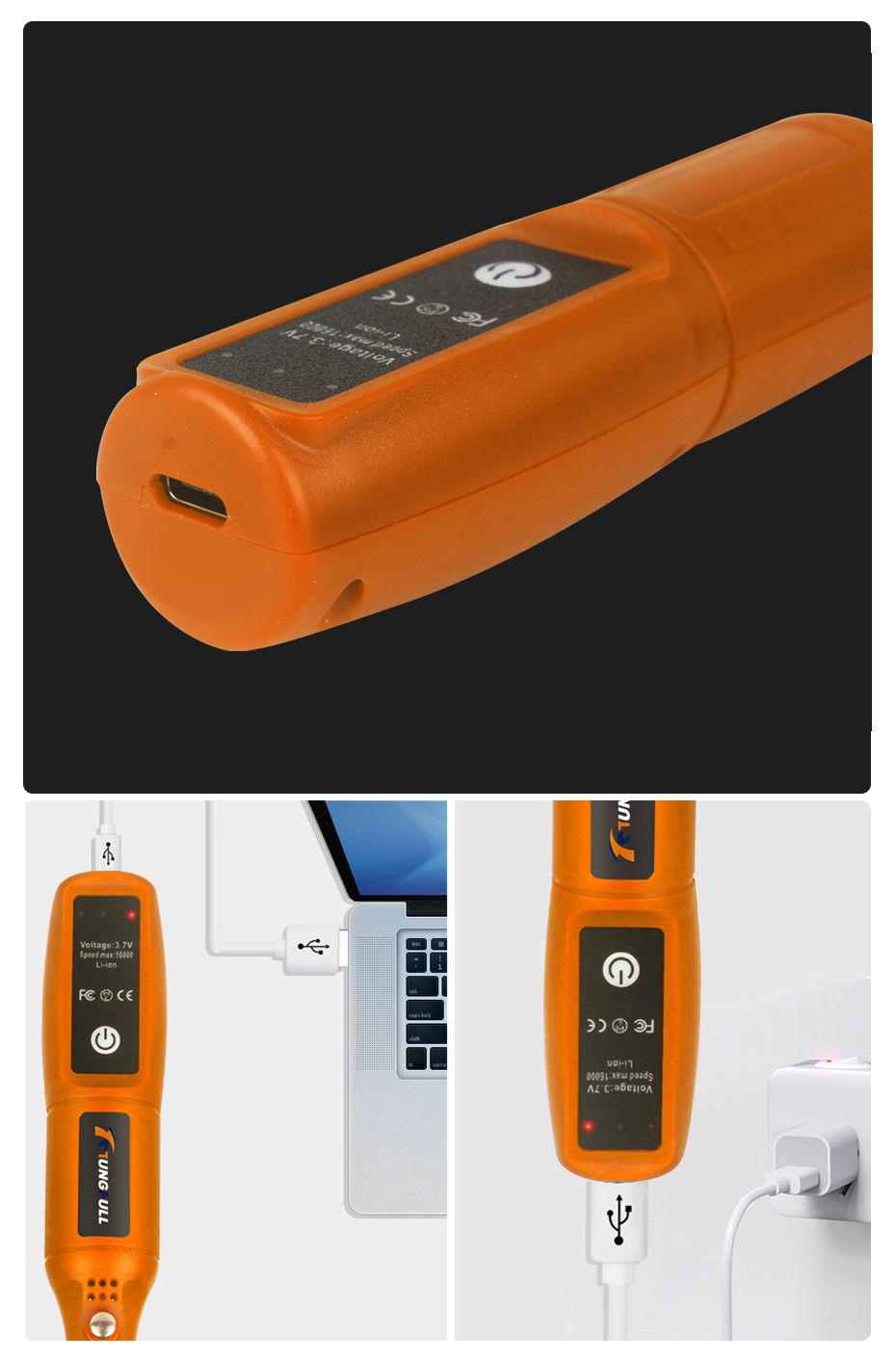 Miniature : DIY Mini Rotary Tool USB Engraving Tool Dremel Tool Mini Grinder Machine Mini Wi