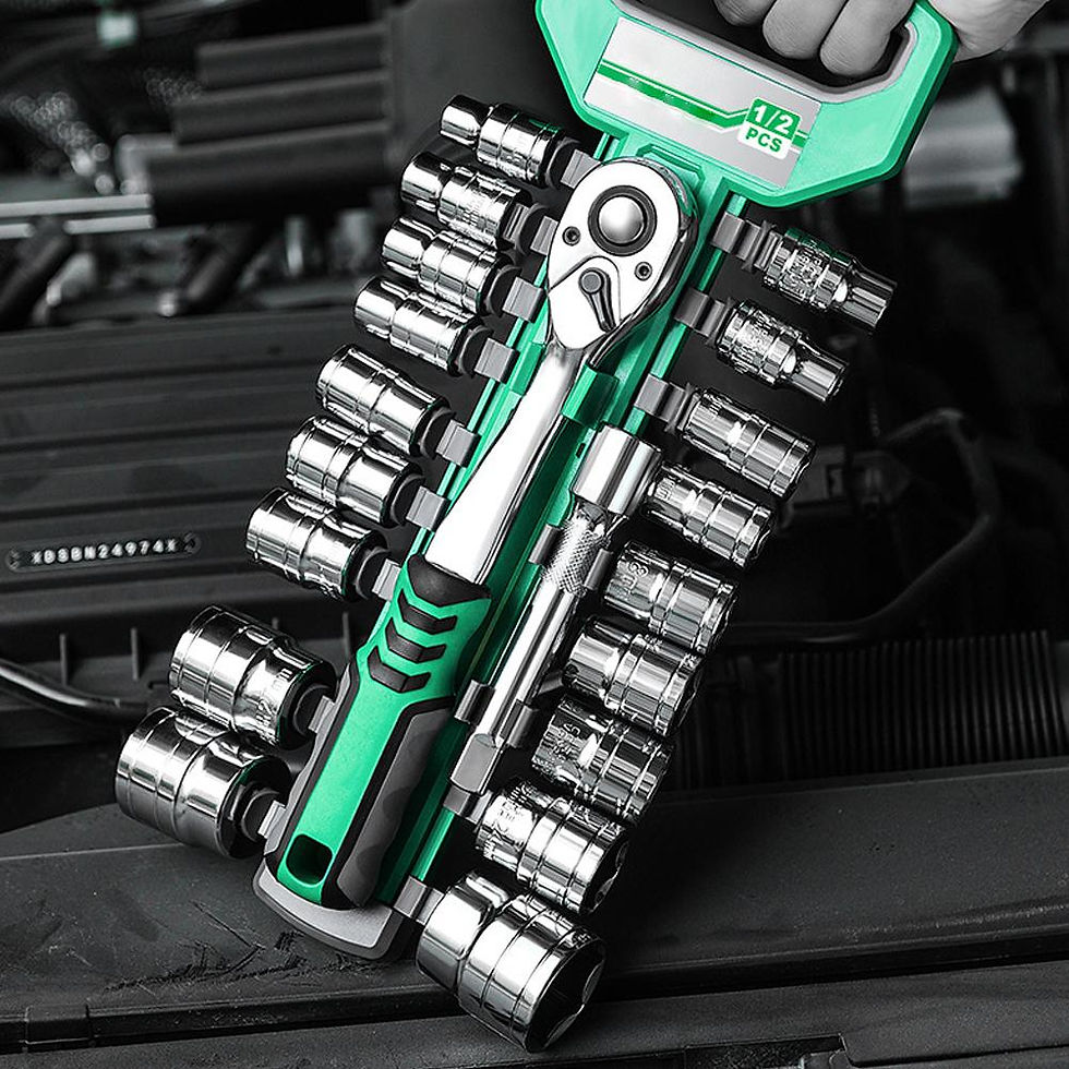 Miniature : Ratchet Socket Wrench Set 1/4 3/8 Combination Motorcycle Car Repair Hand Tools S